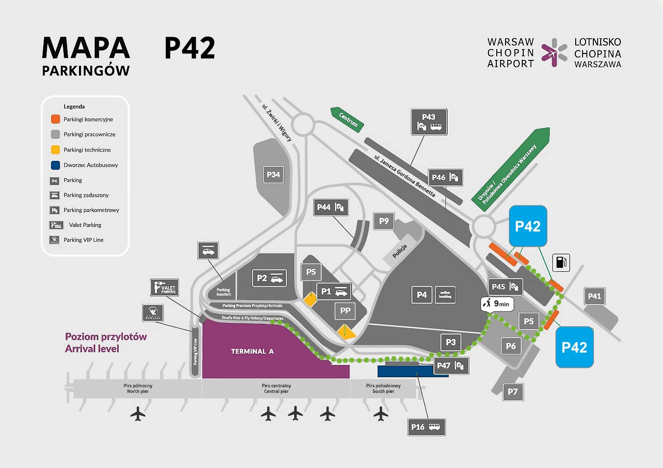 Mapa Parkingów