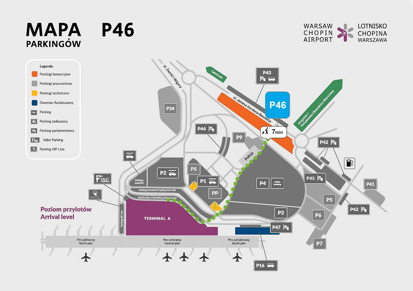 Mapa Parkingów